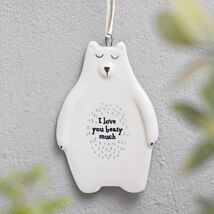 ‘Love You Beary Much’ Hanging Bear Decoration