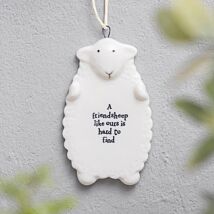 ‘Friendsheeps Like Ours’ Hanging Sheep Decoration