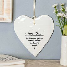 ‘Our Laughs Are Limitless’ Wobbly Round Heart