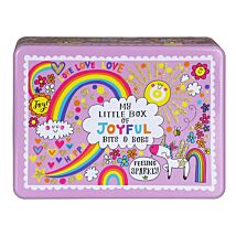 Joyful Bits & Bobs Glittered Rectangular Tin