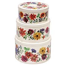 Garden Flowers Set of 3 Cake Tins