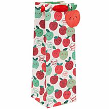 Kate McFarlane Apples Thank You Extra Large Bottle Gift Bag