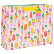 Kate McFarlane Cool Ice Cream Landscape Large Gift Bag
