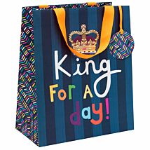 Paper Salad King For A Day Large Gift Bag
