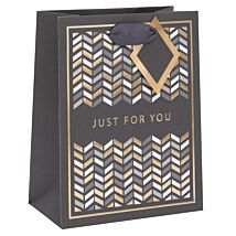 Geo Chevron Medium Gift Bag