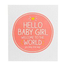 Baby Girl New Baby Card