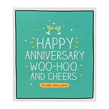 WooHoo And Cheers Anniversary Card