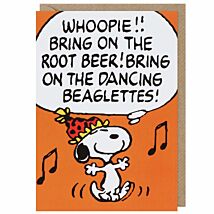 ‘Whoopie’ Snoopy Greetings Card