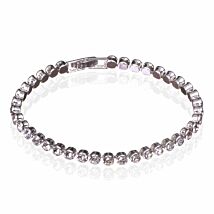 Silver Plated All That Bling Tennis Bracelet