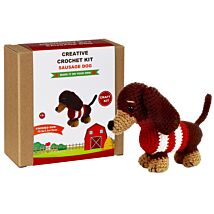 Creative Crochet Kit Make Your Own Sausage Dog