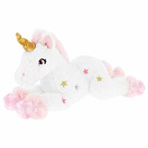 Keeleco White Unicorn 35cm Soft Toy