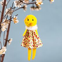 Assorted Chick In Ditsy Dress Hanger