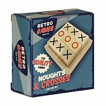 Retro Games Wooden Noughts & Crosses