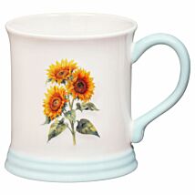 Country Life Sunflower Embossed Tankard Mug