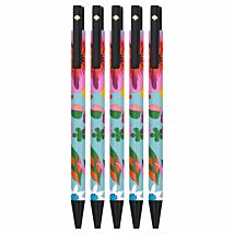 Safari Floral Click Pen Set
