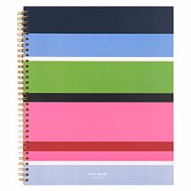 Sunny Day Stripe Large Spiral Notebook