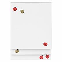 Ladybug Dot Stacked Notepad