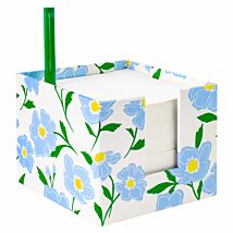Sunshine Floral Notecube with Pen