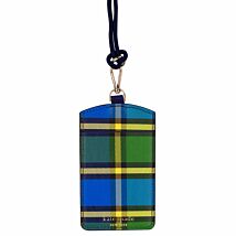 Grand Plaid Duo ID Holder And Lanyard