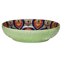 Tuscany Green 22cm Large Ceramic Bowl