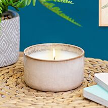 Latte Reactive Glaze Candle