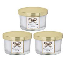 Pomegranate Noir Candles Set of 3