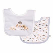Little Paws Set of Two Baby Bibs