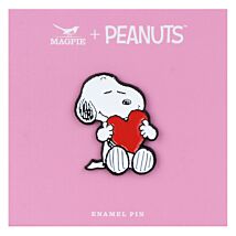 Peanuts Heart Snoopy Pin Badge