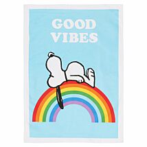Peanuts Good Vibes Snoopy Tea Towel