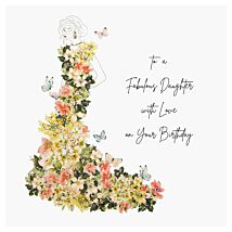 Fabulous Daughter Luxury Birthday Card