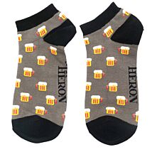 Grey Beer Men’s Bamboo Trainer Socks