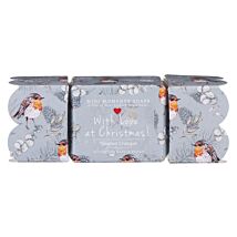 ‘Robin & Eucalyptus’ Mini Moments Trio of 20g Heart Soaps Cracker