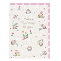 Cath Kidston ‘Hedgehogs’ Birthday Card