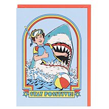 Steven Rhodes ‘Stay Positive’ Greetings Card