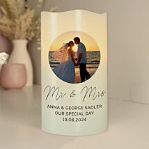 Personalised Photo Upload LED Candle