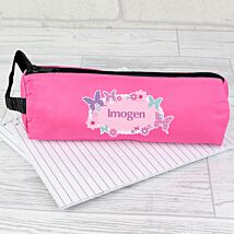 Personalised Butterfly Pencil Case