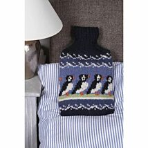 Circus Of Puffins Hot Water Bottle