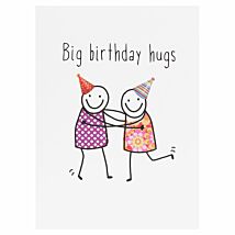 Happy as Larry Birthday Hugs Birthday Card