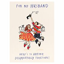 Bowling for Soup Ageing Disgracefully Husband Birthday Card