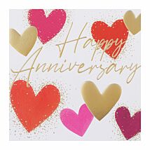 Tutti Frutti Hearts Anniversary Card