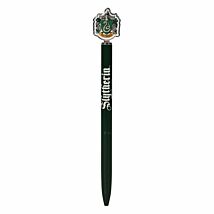 Slytherin Metal Pen with Topper