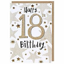 Bijou Stars 18th Birthday Card