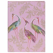 Haveli Garden Dancing Cranes A5 Fabric Journal