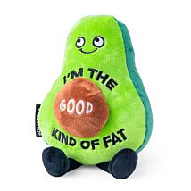 “I’m The Good Kind Of Fat” Plush Avocado