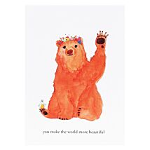 Zeppelinmoon ‘Beautiful’ Greetings Card