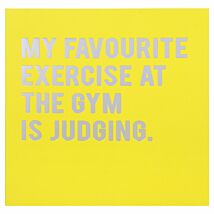 Cloud Nine ‘Judging’ Greetings Card