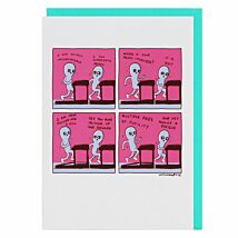 ‘Agony’ Greetings Card