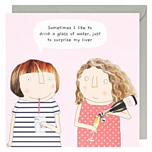 Surprise My Liver Greetings Card