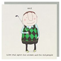 Golf Greetings Card