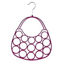 Pink Handbag Scarf Holder